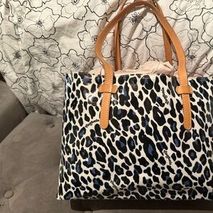 Consuela Peach and Glitter Interior Tote